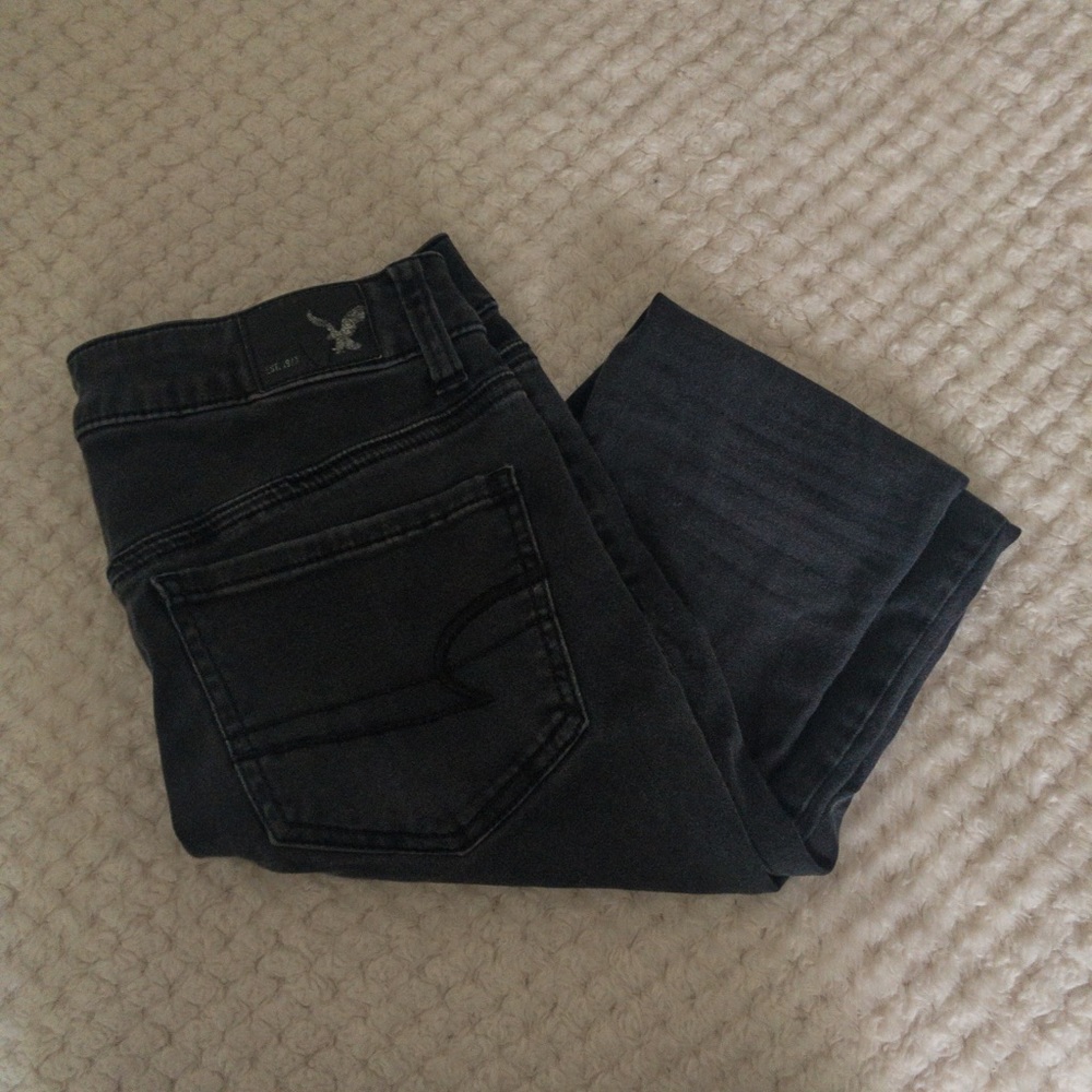 american eagle vintage black jegging